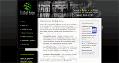 Desktop Screenshot of globalexponv.com