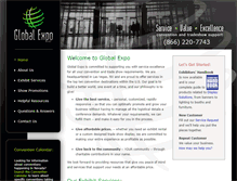 Tablet Screenshot of globalexponv.com